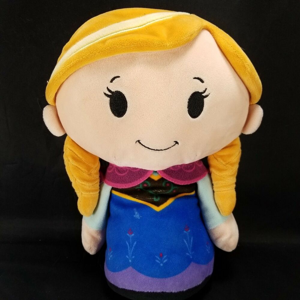 Disney Frozen ANNA Hallmark Itty Bitty Biggy Plush Stuffed Animal 11" Princess
